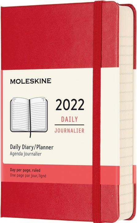 Image du produit Moleskine Agenda de poche (A6, Couverture rigide, Anglais)