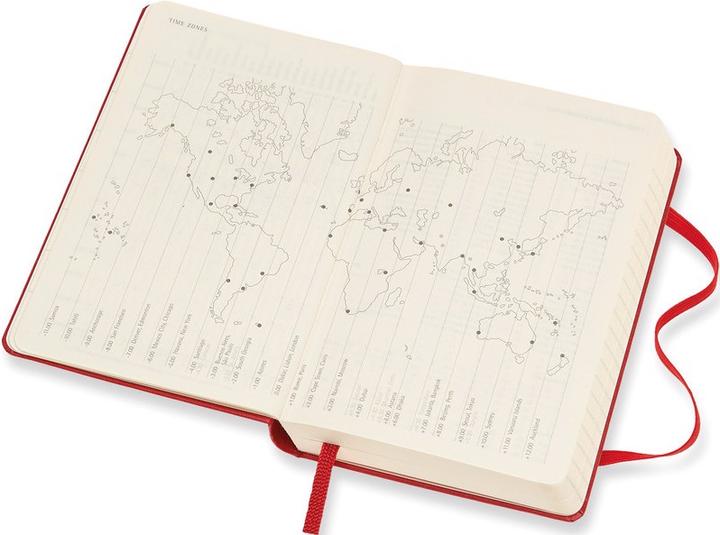Image du produit Moleskine Agenda de poche (A6, Couverture rigide, Anglais)