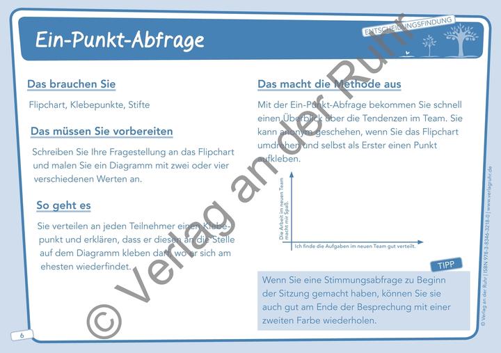Produktbild Methoden-Karten für die Teambesprechung (Deutsch, Redaktionsteam Verlag An Der Ruhr, 2016)