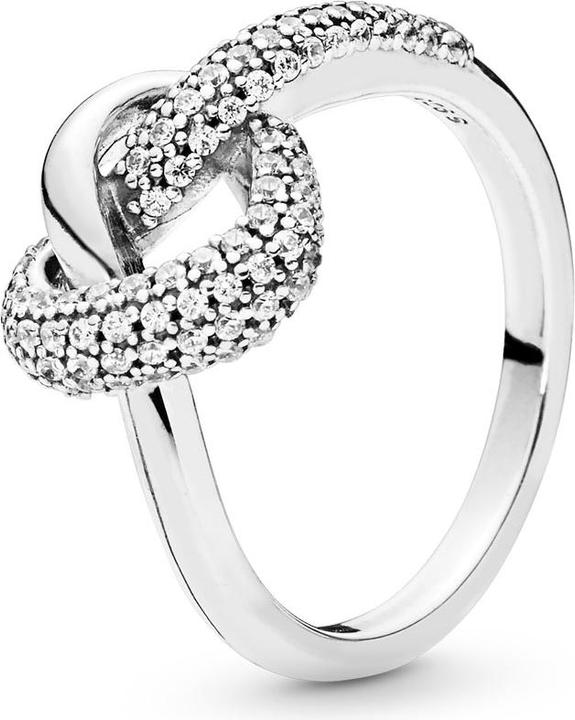 Pandora Knotted Heart Schmuckring (54, 925 Silber)
