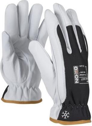 Ox-On driver handske str. 10 - Winter Supreme 3607,håndflade i blødt gedeskind, vinterforet (L, XL)