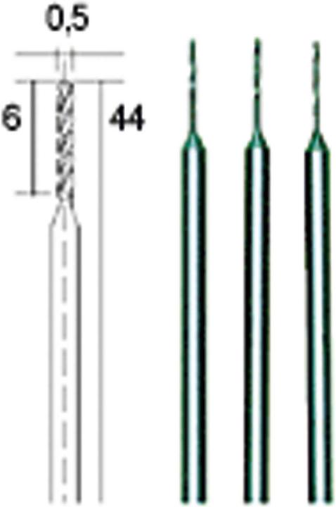 Actual product image Proxxon Micro twist drills (0.5 mm)