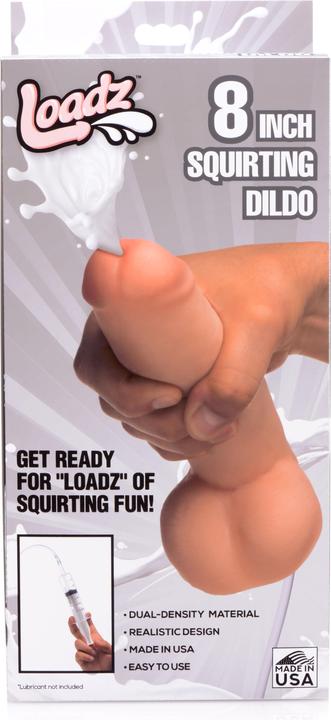 Actual product image XR Brands Dual Density Squirting Dildo