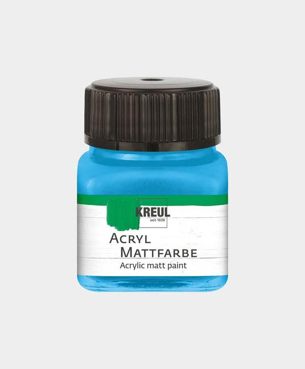 Immagine prodotto Kreul Vernice acrilica opaca, 20 ml (Azzurro cielo, 20 ml)