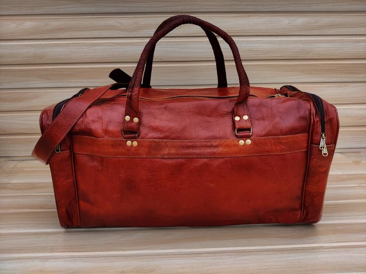 Image du produit Only-Bags.Store Sac de sport en cuir, sac de voyage en cuir fait main, sac de sport, sac de vacances, sac de voyage