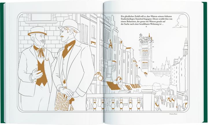Actual product image Sherlock Holmes - The big dot-to-dot colouring book