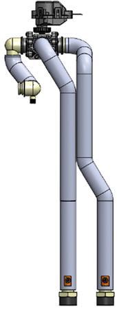 Panasonic Three-way valve kit for Hydrebox split systems of generations J and H. For models, see Be