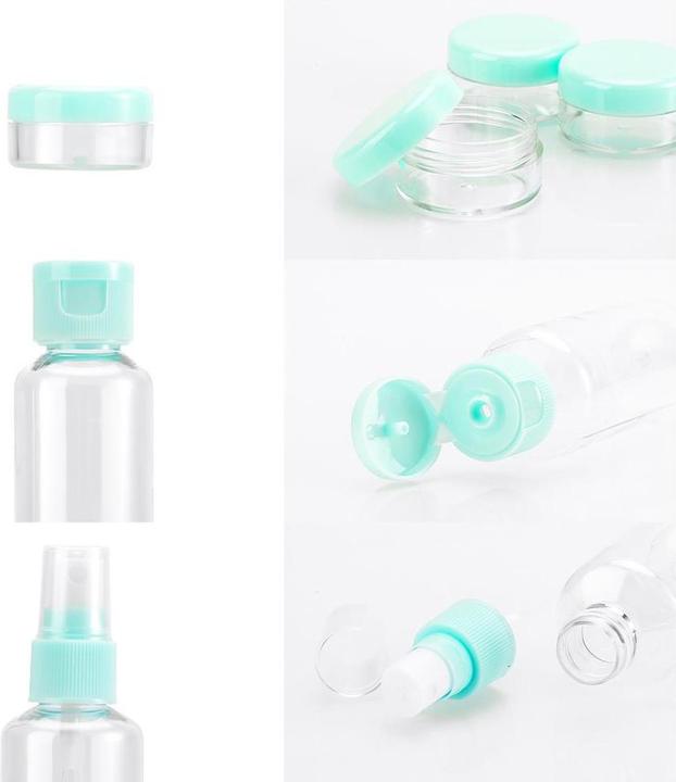 Produktbild Intirilife Flaschen Set in BLAU TRANSPARENT