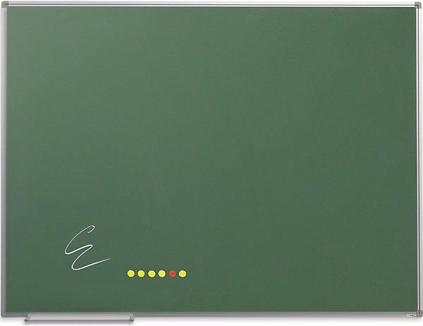 Produktbild eurokraft basic Kreidetafel, Tafelfarbe Grün, BxH 900x600 mm (Wandtafel, 60 x 90 cm)