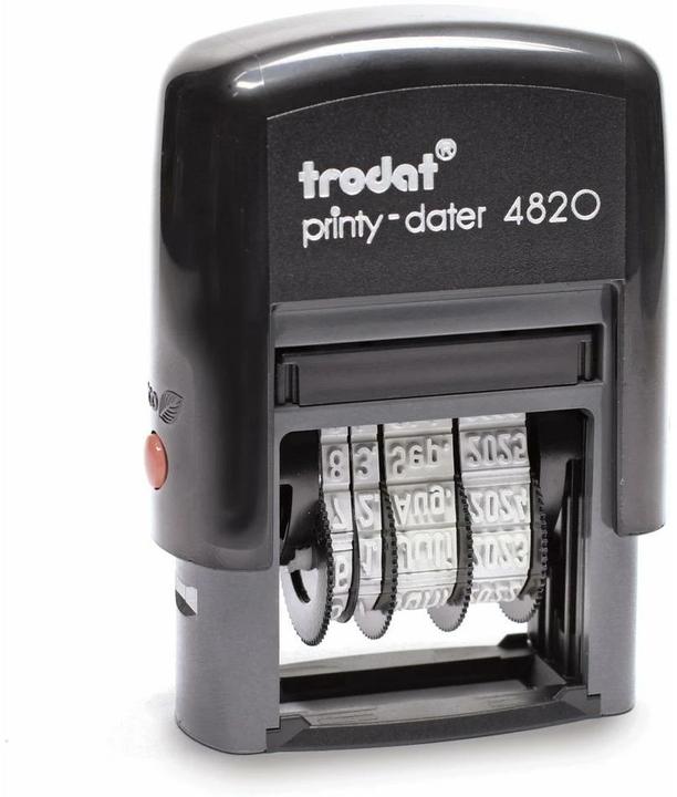 Actual product image Trodat Printy self-inking date stamp