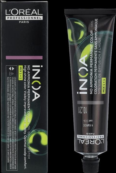 Actual product image L'Oréal Paris L'Oreal Inoa Coloration D'Oxydation Ammonia Free (10.21 Platinum blonde Irisé Asch)