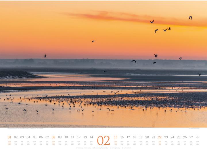 Produktbild Morgenlicht Kalender 2026 (54 x 42 cm, Englisch, Französisch, Deutsch)