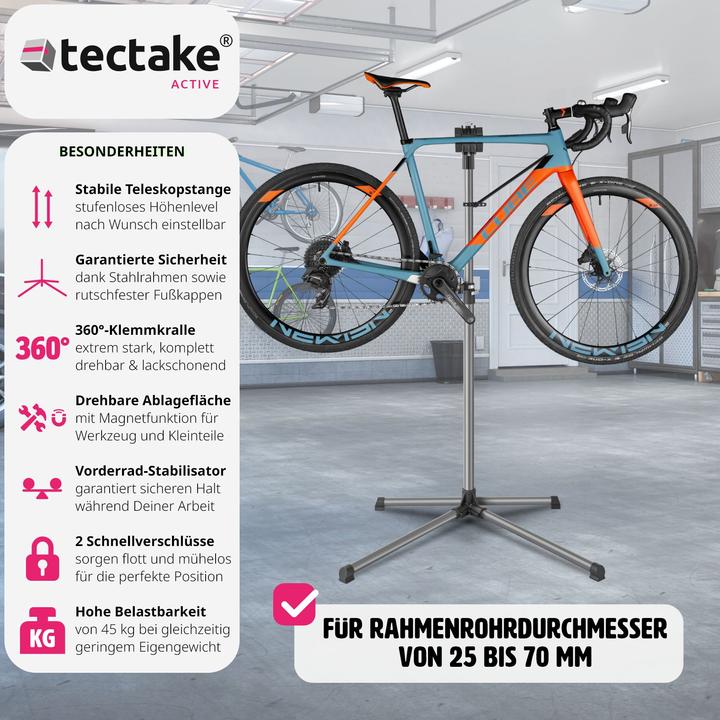 Produktbild tectake Fahrradmontageständer