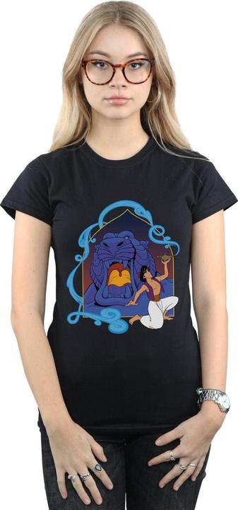 Actual product image Disney Womens/Ladies Aladdin Cave Of Wonders Cotton T-Shirt (XXL)