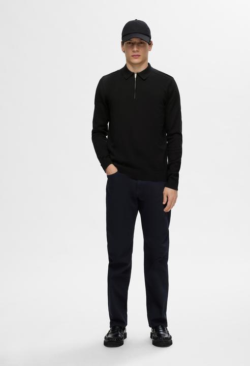Produktbild Selected Homme Strick Langarm-Poloshirt (M)