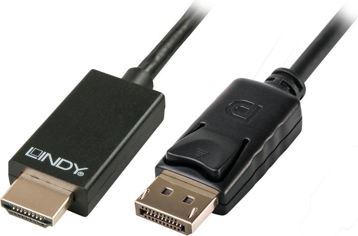 Produktbild Lindy DisplayPort nach HDMI (2 m, DisplayPort, HDMI)