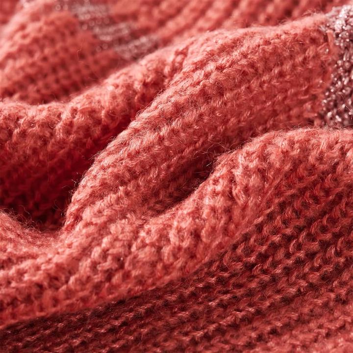 Produktbild VidaXL Kinderpullover Gestrickt Mittelrosa 104,Material: 67 (104)
