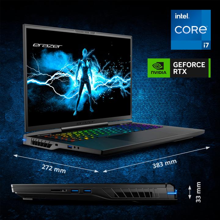 Produktbild Erazer Beast X40e (17", Intel Core i7-14700HX, 16 GB, 1000 GB, DE)