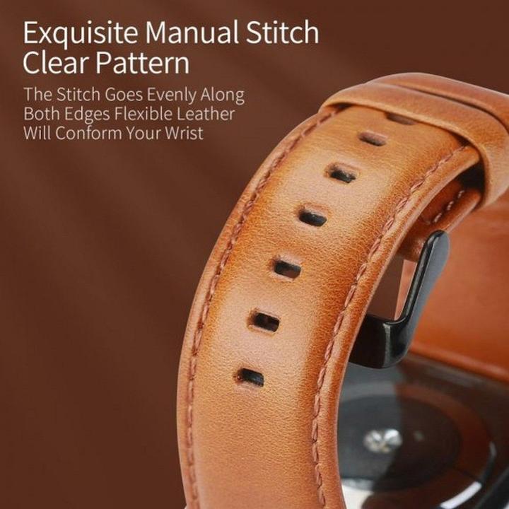 Actual product image Dux Ducis YA bracelet (45 mm, 44 mm, 42 mm, 49 mm, Genuine leather)