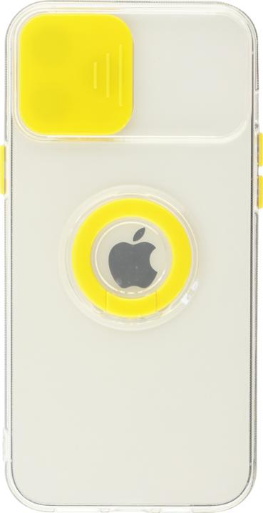 Actual product image PhoneLook Coque Caméra clapet avec anneau jaune (Apple iPhone 14 Pro Max)
