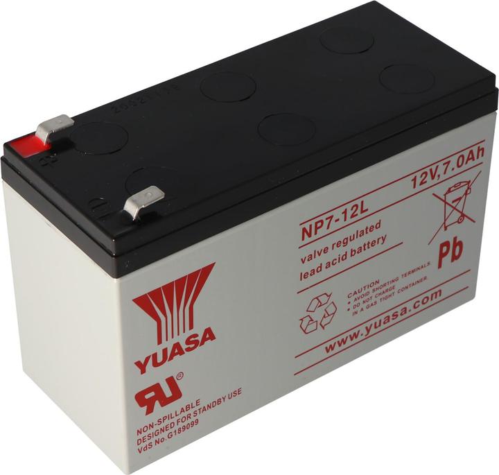 Immagine prodotto Yuasa Batteria NP7-12L, con contatti da 6,3 mm (12 V, 7 Ah)