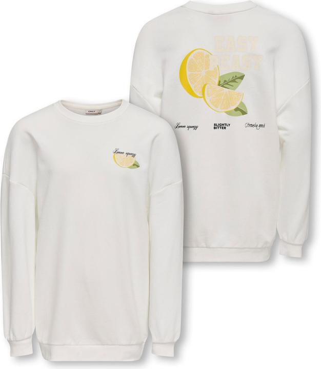 Produktbild Only Locker geschnitten Rundhals Junior Tief angesetzte Schulter Sweatshirt Sweatshirt (146)