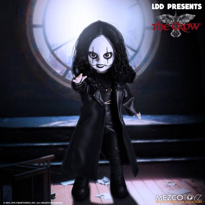 Actual product image Mezco Toys Living Dead Dolls - The Crow: Eric Draven