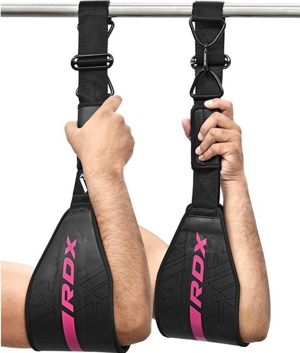 Actual product image Rdx Gym Abs Strap F6 Matte Pink