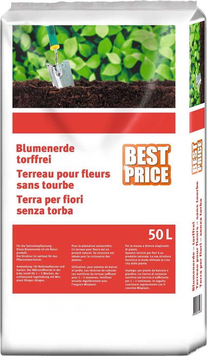 Produktbild Blumenerde (50 l, Erde ohne Torf)