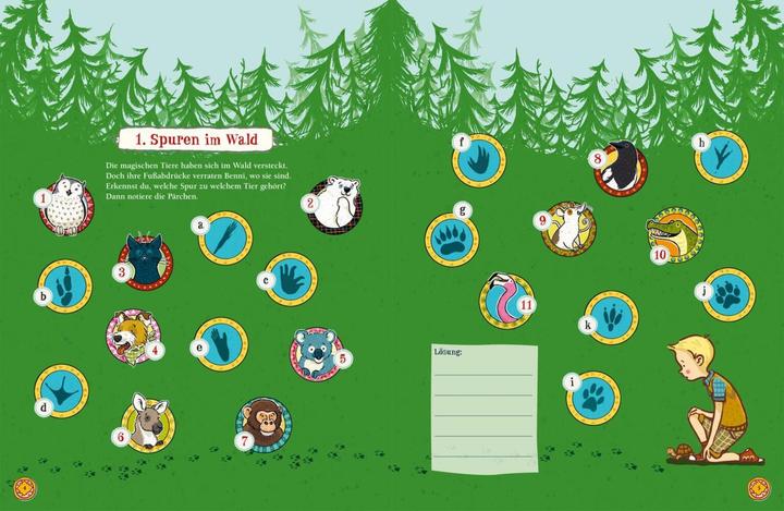 Produktbild Die Schule der magischen Tiere: Endlich Pause! Das grosse Rätselbuch Band 2 (Deutsch, Nina Dulleck, Christiane Hahn, Nikki Busch, Margit Auer, 2021)