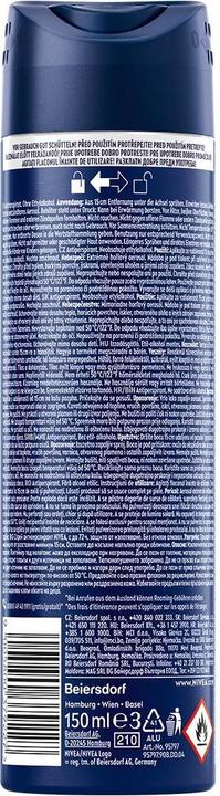 Actual product image NIVEA Antiperspirant spray for men Men Ultra Fresh (Anti-perspirant) 150 ml (Spray, 150 ml)