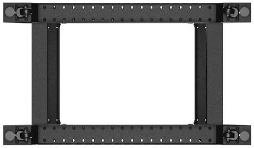 Produktbild Lanberg Open rack 22U black (22 HE, 19 Zoll Rack)