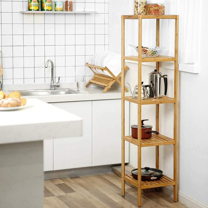 Actual product image Songmics Bamboo (33 x 33 x 146 cm)