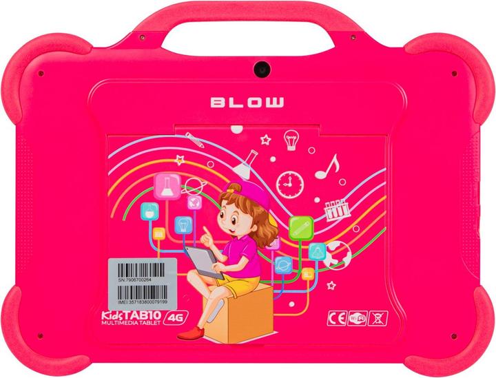 Actual product image Blow Tablet KidsTAB10 4G 4/64GB pink + case (4G, 10.10", 64 GB, Powder Pink)