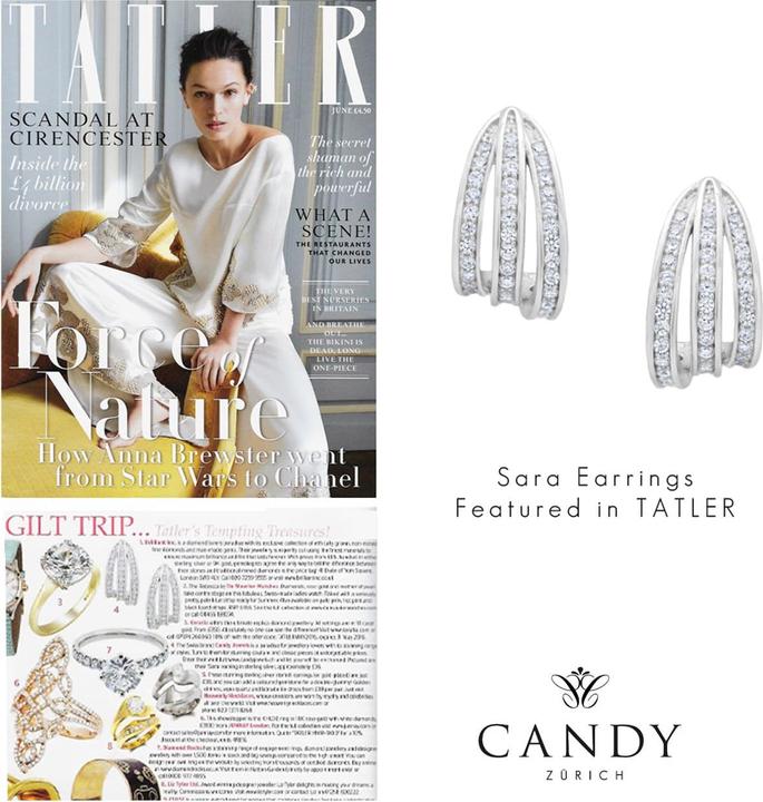 Image du produit Candy Boucles d'oreilles Sara, argent sterling 925 (Argent massif de 925)