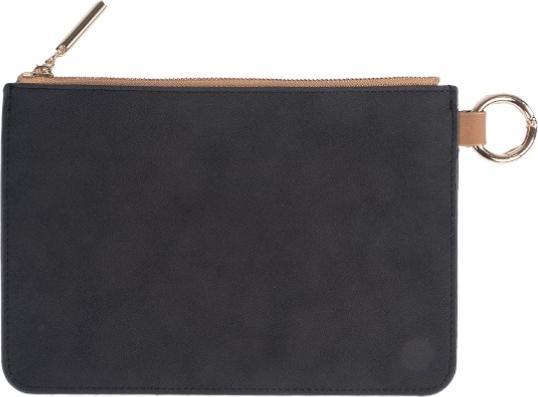 Image du produit Artebene MAJOIE Trousse de toilette souple noire - Trousse en cuir végétalien avec mousqueton
