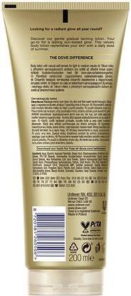 Image du produit Dove Body Love Summer Revived (Serviette autobronzante, 200 ml)