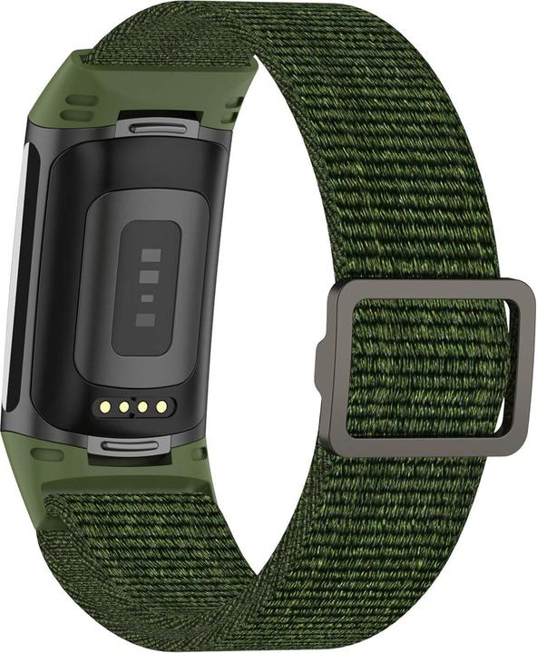 Image du produit Cover-Discount Fitbit Charge 6 - Bracelet de remplacement en tissu nylon (Nylon)