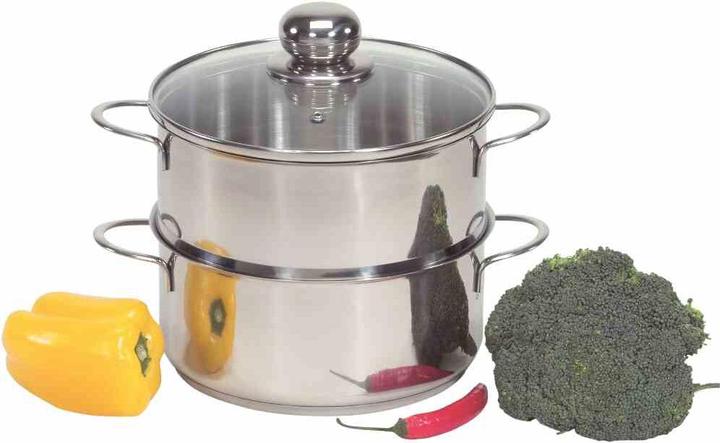 Produktbild Krüger Biodünster Kartoffeldämpfer 2,1 l Ø16cm Edelstahl (16 cm, Dampfkochtopf, Edelstahl)