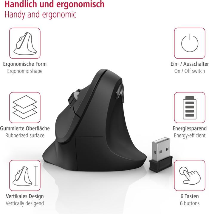 Actual product image Hama EMW-500 (Wireless)