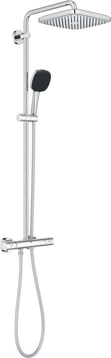 Productafbeelding Grohe Vitalio Comfort 250 Cube douchesysteem met thermostatische mengkraan en Vitalio Comfort 110