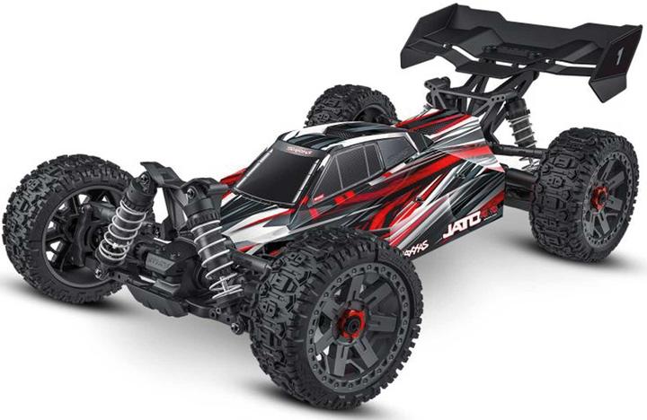 Produktbild Traxxas JATO 4x4 BL2S Brushless rot 1/8 RTR, HD-Teile, ohne Akku/Lader (RTR Ready-to-Run)
