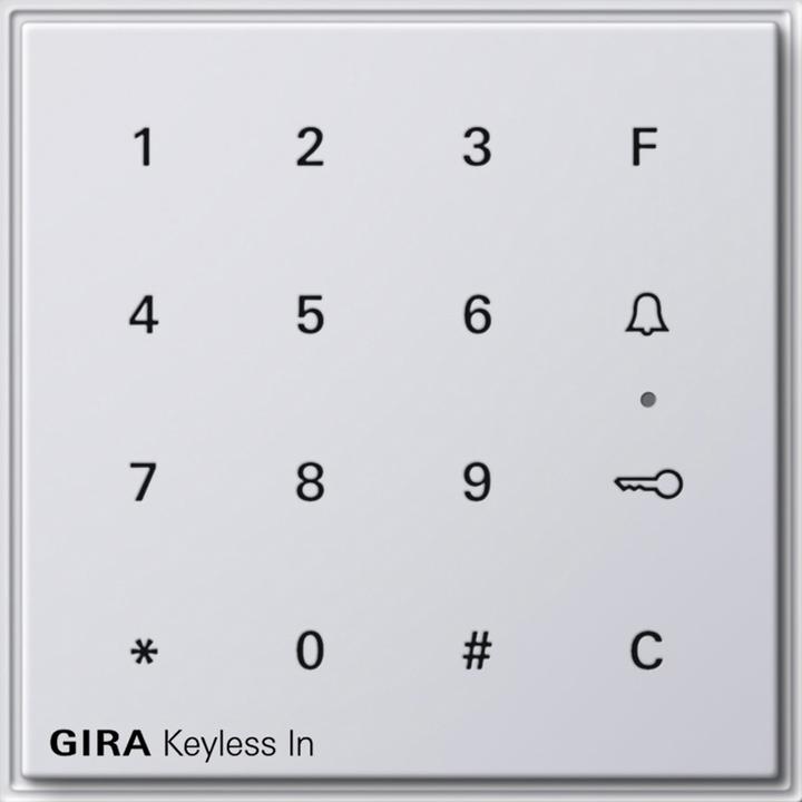 Gira Sleutelloos In Codeklavier TX 44 (WG UP) Puur wit