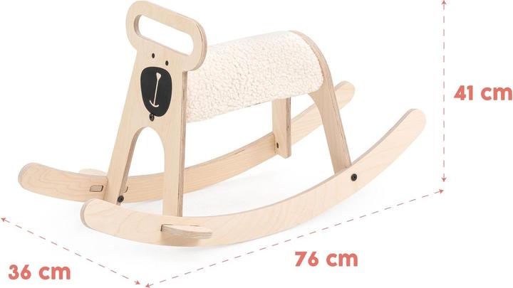 MamaToyz Schaukeltier Pony Bär Nature