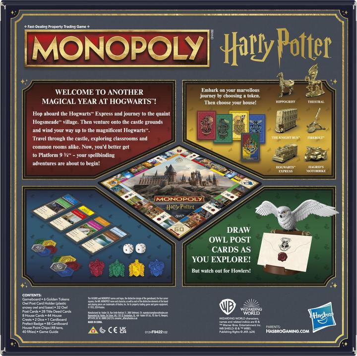 Image du produit Hasbro Gaming Monopoly Harry Potter (Allemand)