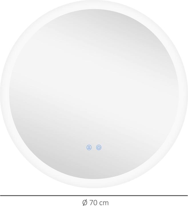 Actual product image Jamb Badspiegel (70 x 70 cm)