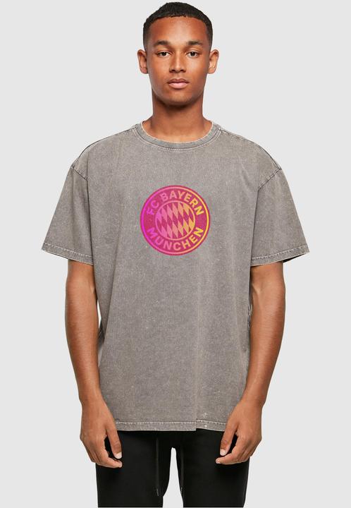 Image du produit FC Bayern München Logo Color Acid Washed Heavy Oversize Tee - 115453 (XS)