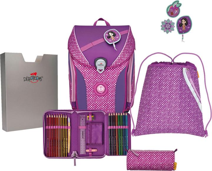 Immagine prodotto Derdiedas Set di zaini per la scuola ErgoFlex Max da 5 pezzi (25 l)
