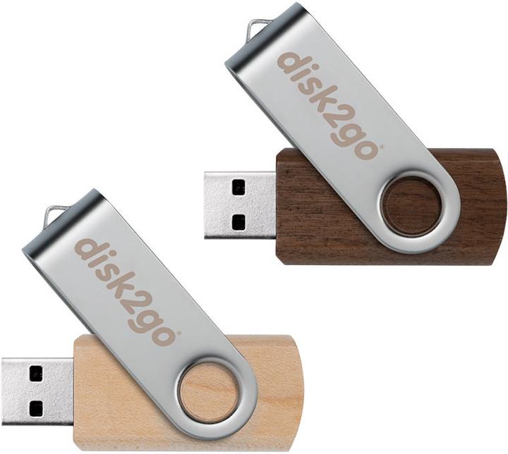 Actual product image Disk2go WOOD - USB Stick (16 GB, USB-A, USB 2.0)