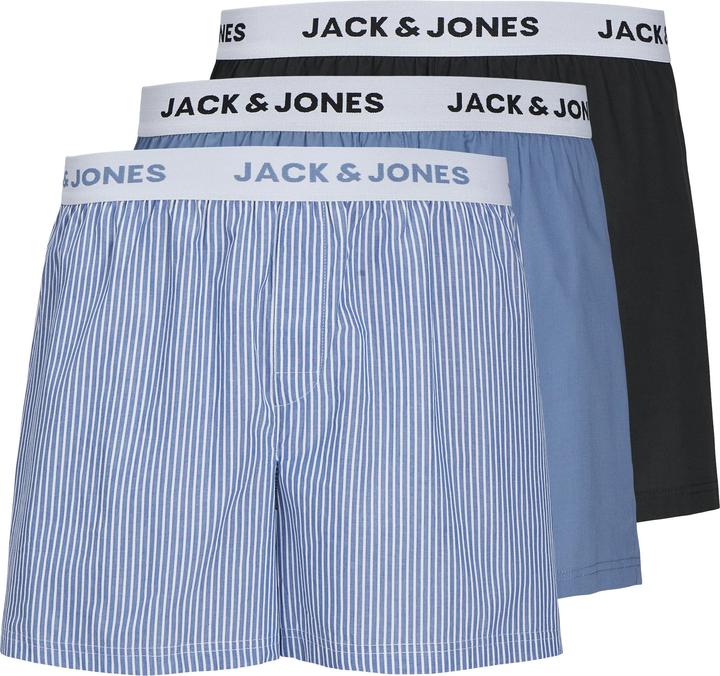 Jack & Jones 3er-pack Boxershorts Boxershorts (M, 3er Pack)